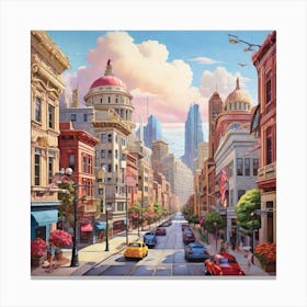 Cityscape 11 Canvas Print