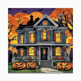 Haunted House 15 Canvas Print
