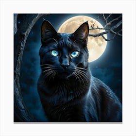 Luna cat Canvas Print