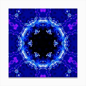 Blue And Purple Abstract Stampe su tela