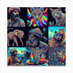 Psychedelic Painting, Psychedelic Art, Psychedelic Painting, Psychedelic Art, Psychedelic Art, Canvas Print