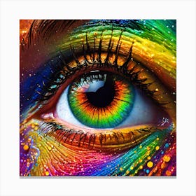 Rainbow Eye Canvas Print