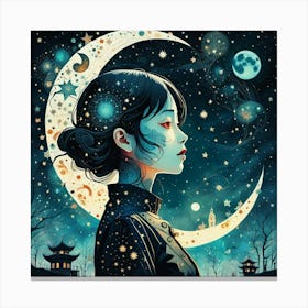 Chinese Girl Canvas Print