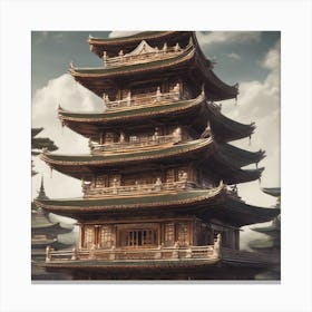 Chinese Pagoda Canvas Print