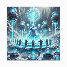 Icebound Order Elemental Prowess Canvas Print