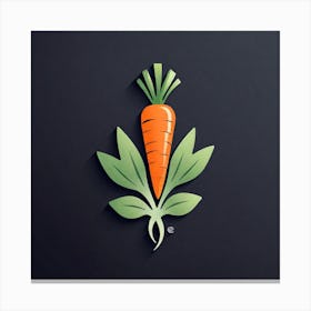 Carrot Logo 1 Canvas Print