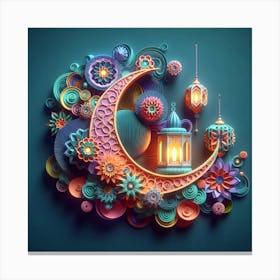 Islamic Ramadan Canvas Print