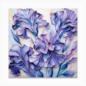 Blue Iris 10 Canvas Print