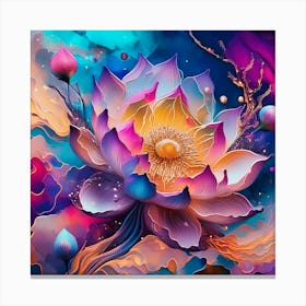 Lotus Flower 3 Canvas Print