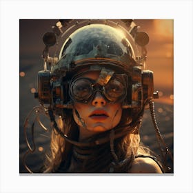 Steampunk Girl 15 Canvas Print