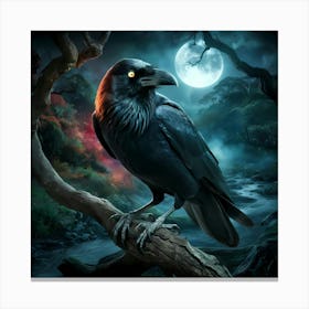 Raven Canvas Print