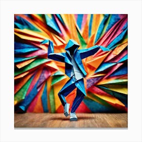 Origami Dancer 124 Canvas Print