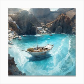 Santorini Canvas Print