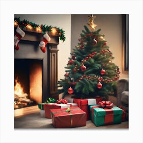 Christmas Stock Videos & Royalty-Free Footage 1 Canvas Print