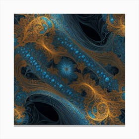 Fractal Patterns art print 0... Canvas Print