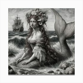 Mermaid Canvas Print