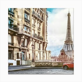 Paris, France, Eiffel Tower Canvas Print