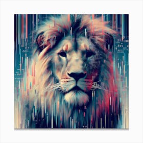 Creative Wild Animal Representation 100 Canvas Print