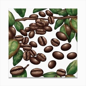 Coffee Beans 15 Canvas Print