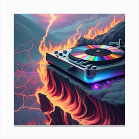 Dj Turntable 1 Canvas Print