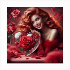 Valentine'S Day Canvas Print