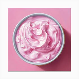 Pink Whipped Cream Canvas Print