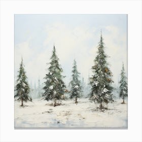 Winter Trees Canvas Print