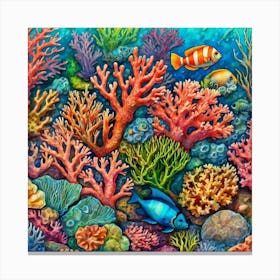 Coral Reef 1 Canvas Print