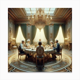 Dining Room Canvas Print