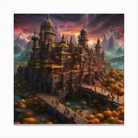 Fantasy Castle 1 Canvas Print