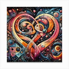 Heart Of Space Canvas Print