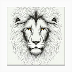 Lion Head 13 Canvas Print