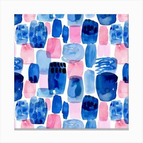 Blues And Pinks Canvas Print