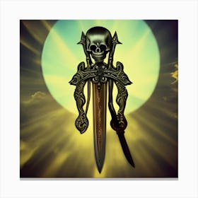 Sword And Swords Canvas Print