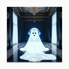 Ghost In A Room Canvas Print
