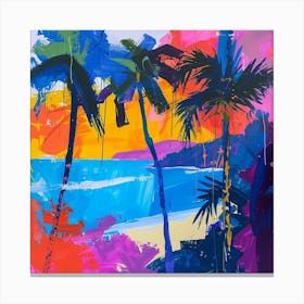 Abstract Travel Collection Maui Usa 3 Canvas Print