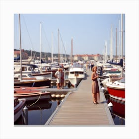 The Old Marina ~Reimagined 87 Canvas Print