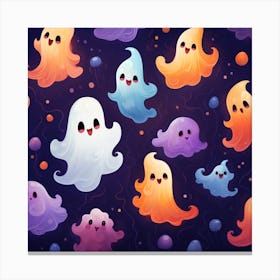 Ghosts Wallpaper Canvas Print