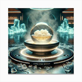 A Futuristic Dish Called Stasis Sphere Soup, Ser Canvas Print