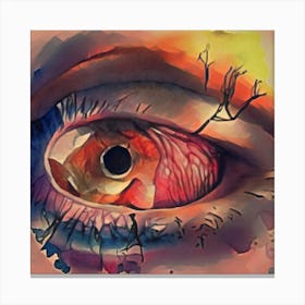 looking to my eyes Canvas Print