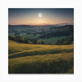 Paysage magnifique Canvas Print