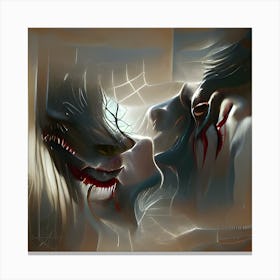 Deaths Kiss Canvas Print