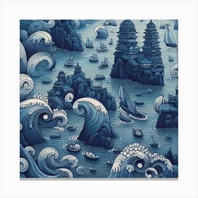 Asian Seascape Canvas Print