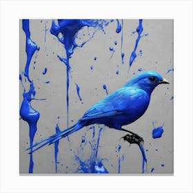 Blue Bird Canvas Print