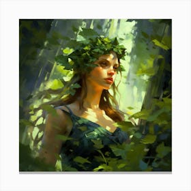 Lily Of The Forest Canvas Print