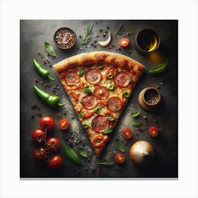 Pizza82 Canvas Print