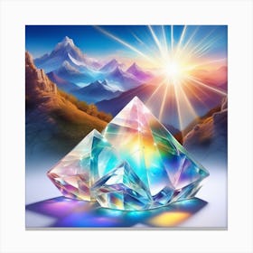 Crystals In The Sky Canvas Print