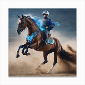 Horse Rider Canvas Print