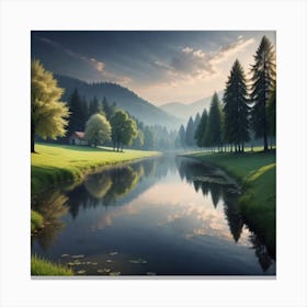 Landscape Stock Videos & Royalty-Free Footage 3 Canvas Print