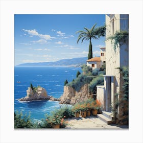 Warm Embrace of Italian Sun Canvas Print